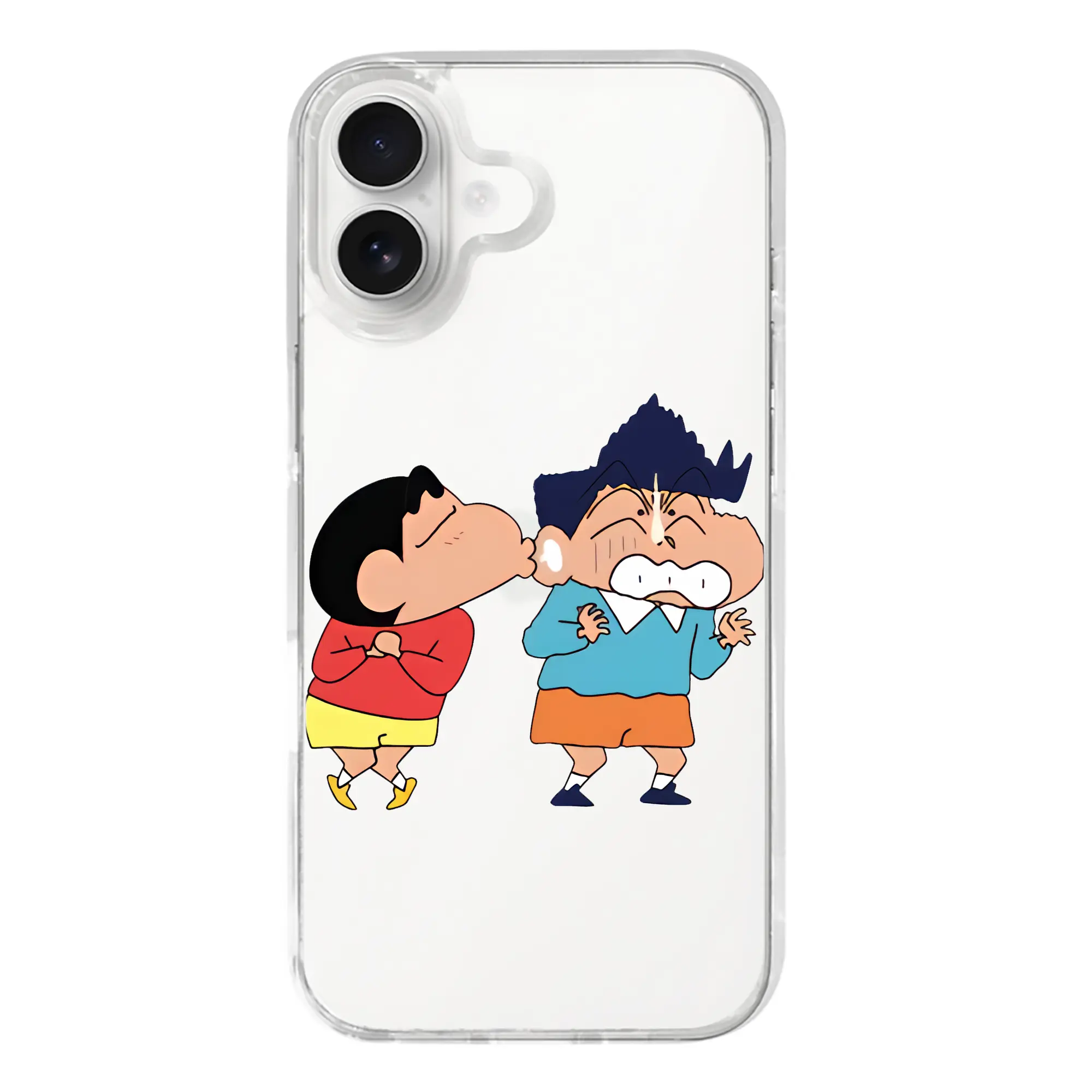 クレヨンしんちゃん グッズ 風間 とおる - iPhone 17シリーズ 透明スマホケース – 薄型・耐衝撃・精密フィット保護カバー